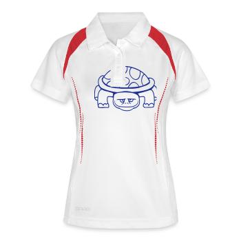 Turtle Cute Cute Funny Turtle Shell - Women's Polo breathable - white/navy - Front