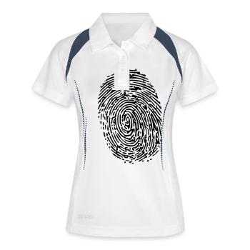 Fingerprint - Women's Polo breathable - white/navy - Front