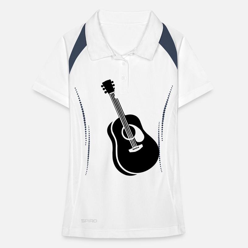 guitar Women's Polo breathable