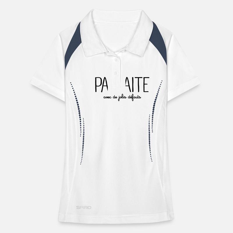 Parfaite avec de jolis défauts Polo respirant Femme
