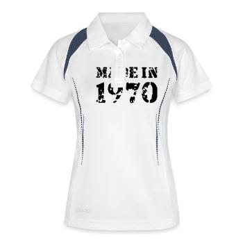 Made in 1970 - Women's Polo breathable - white/navy - Front