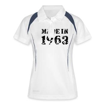 Made in 1963 - Women's Polo breathable - white/navy - Front