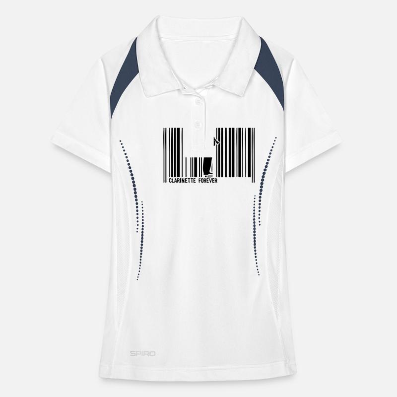 Klarinette barre1 Code Frauen Polo atmungsaktiv