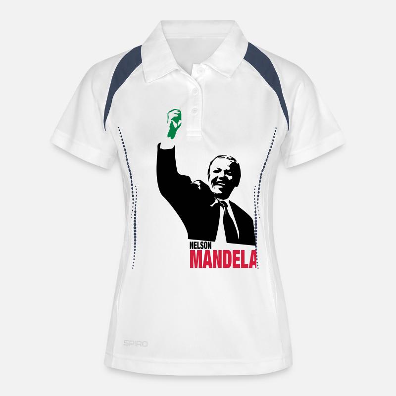 Nelson MANDELA - Women's Polo breathable - white/navy