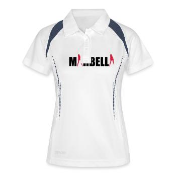 MarbellaSexy4 - Polo respirant Femme - blanc/marine - Devant