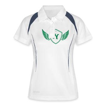 Coat of arms n - Women's Polo breathable - white/navy - Front