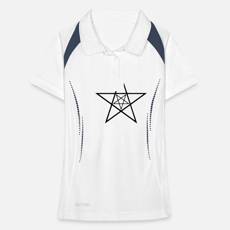 pentagramm, Frauen Polo atmungsaktiv