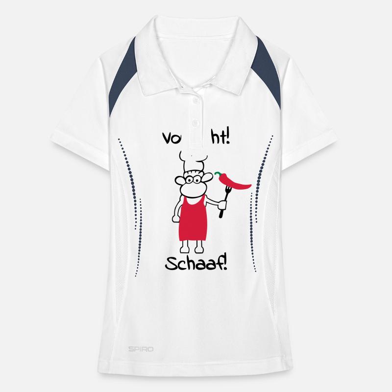 Attention schaaf! Polo respirant Femme