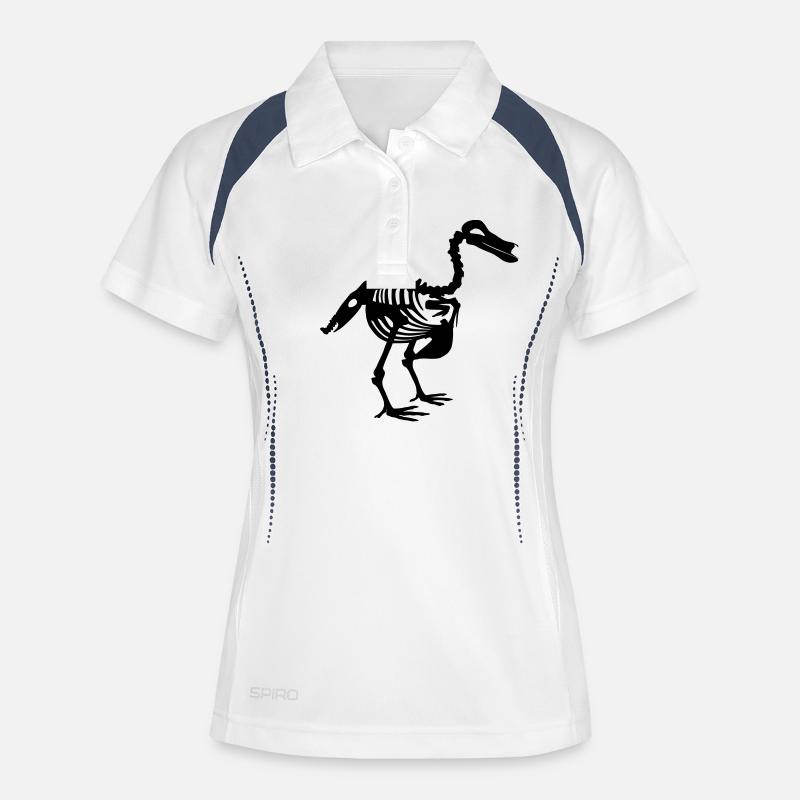 Dodo - Women's Polo breathable - white/navy