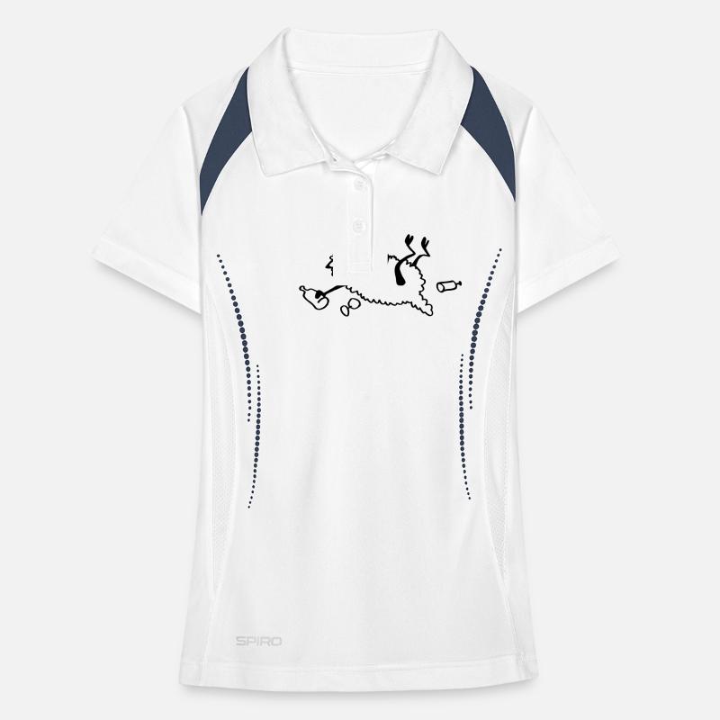Drunken Sheep Women's Polo breathable