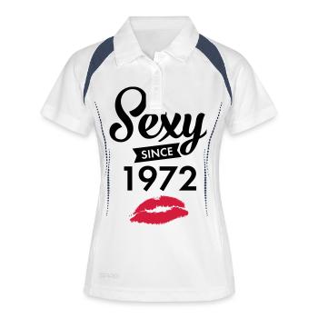 Sexy Since 1972 - Women's Polo breathable - white/navy - Front