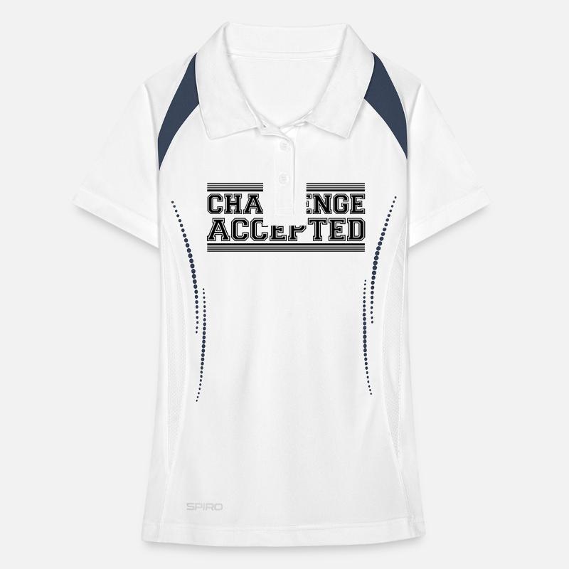 Challenge Accepted Design Women's Polo breathable