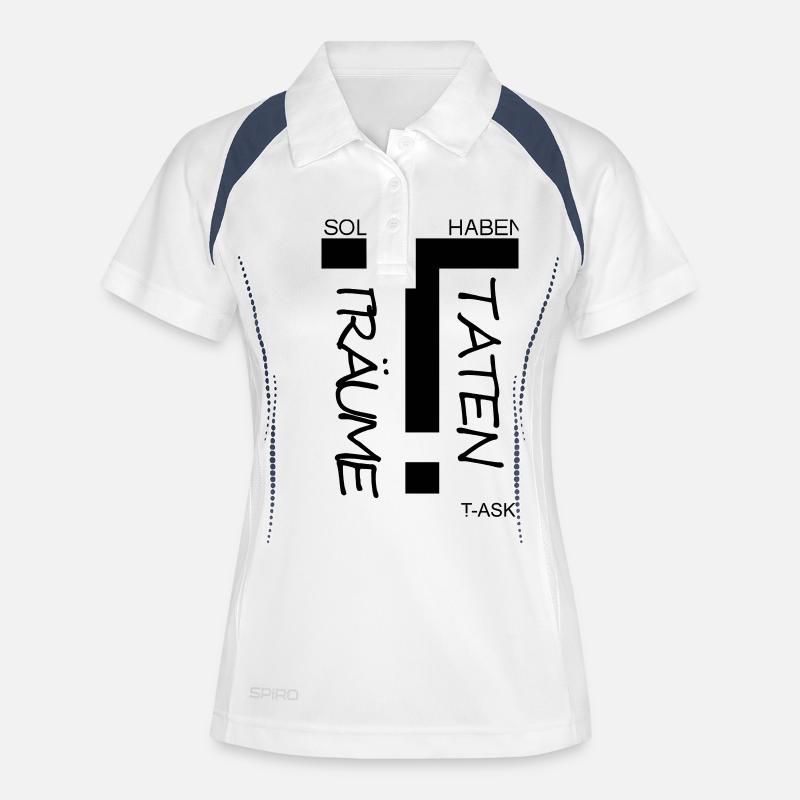 balance sheet - Women's Polo breathable - white/navy