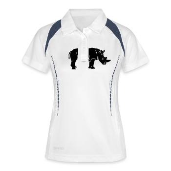 Rhino - Women's Polo breathable - white/navy - Front