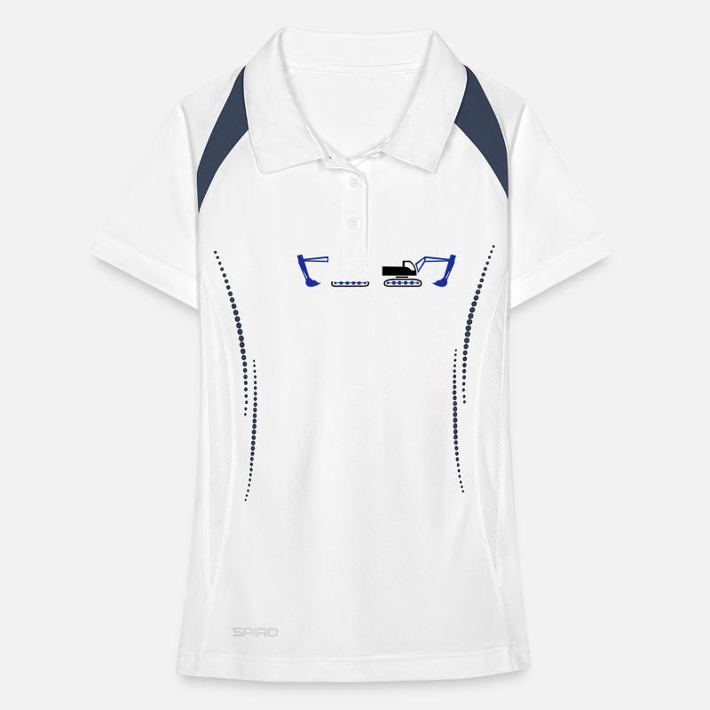 bagger 2 Frauen Polo atmungsaktiv