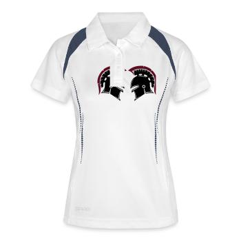 Spartiate 2 - Polo respirant Femme - blanc/marine - Devant
