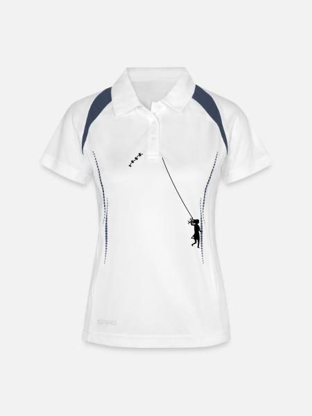 Let's go fly a kite! - Women's Polo breathable - white/navy