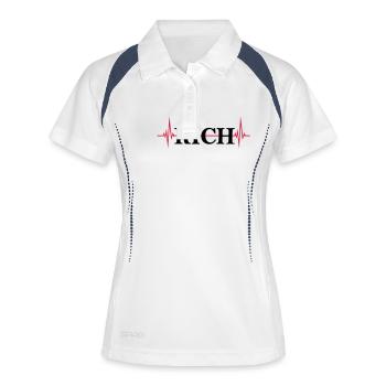 Puls Logo Rich - Women's Polo breathable - white/navy - Front