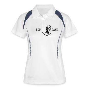 SCOTLAND COAT OF ARMS - Women's Polo breathable - white/navy - Front