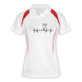 Moose Moose Moose Moose ECG - Women's Polo breathable - white/navy - Front