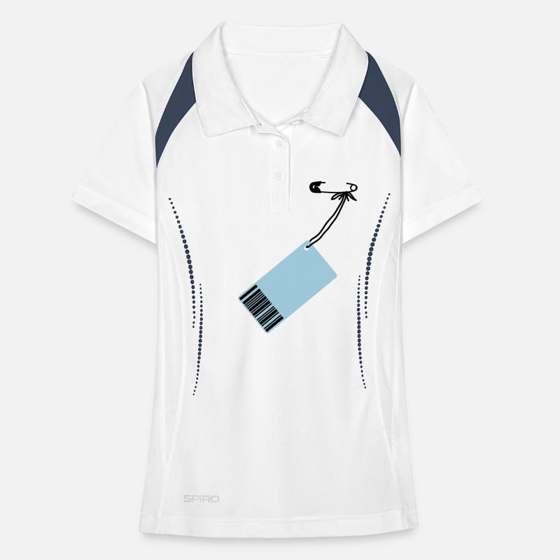 Preis-Schild Frauen Polo atmungsaktiv
