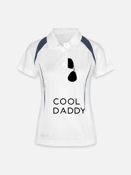 Cool Daddy - father and son Shirts - Women's Polo breathable - white/navy
