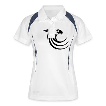 Eagle like a phoenix - Women's Polo breathable - white/navy - Front