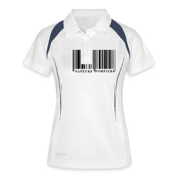 Barcode SP1 - Women's Polo breathable - white/navy - Front