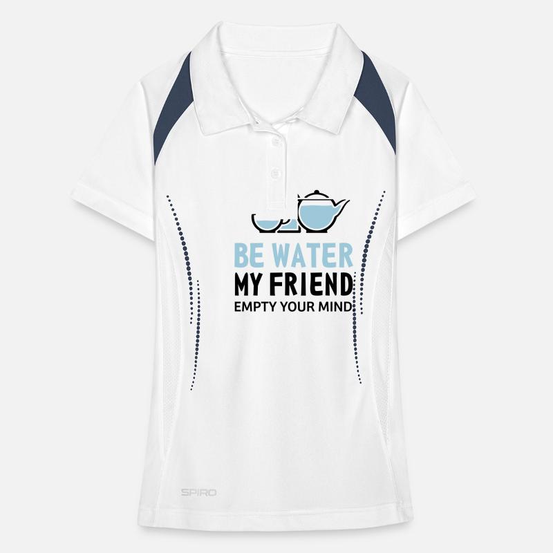 empty your mind Frauen Polo atmungsaktiv