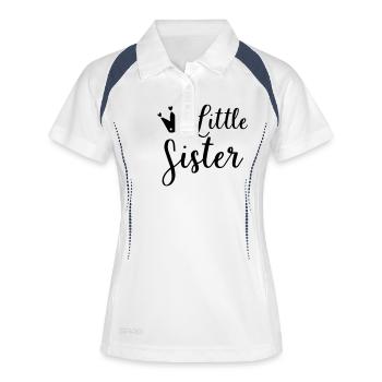 Sister siblings family gift - Women's Polo breathable - white/navy - Front