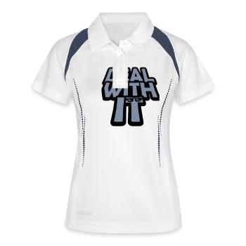 Cool Deal avec elle - Polo respirant Femme - blanc/marine - Devant