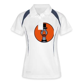 Goose Sir Monokel Glasses - Women's Polo breathable - white/navy - Front