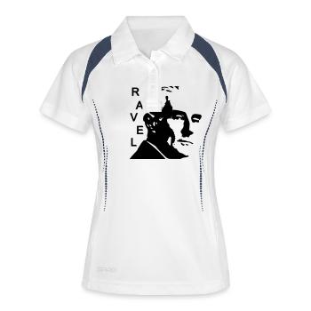 ravel - Polo respirant Femme - blanc/marine - Devant