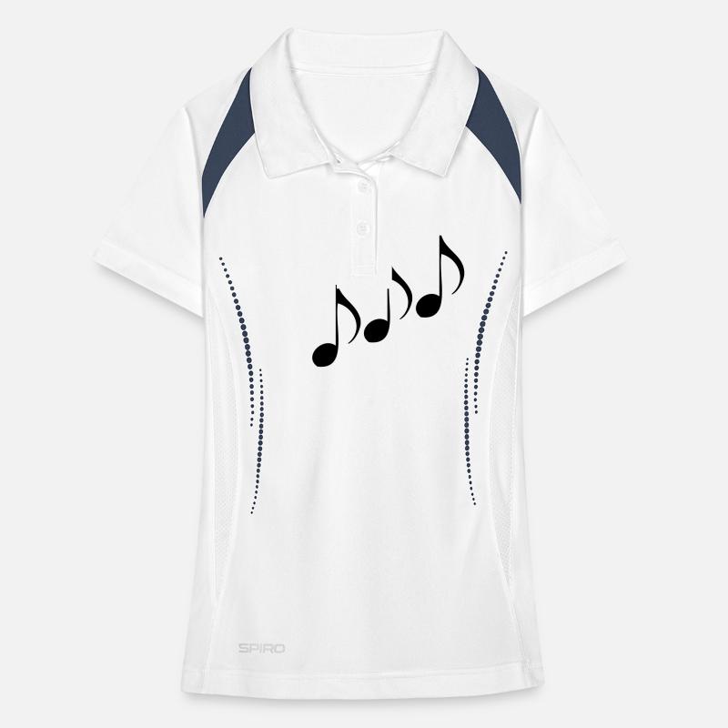 Note - Music Women's Polo breathable