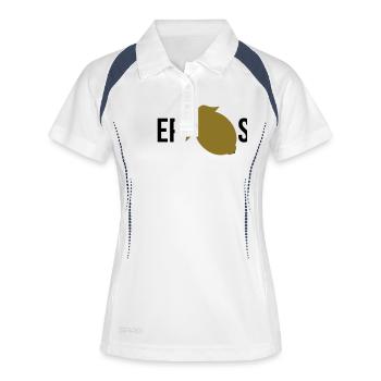 EPLS - Frauen Polo atmungsaktiv - Weiß/Navy - Vorne