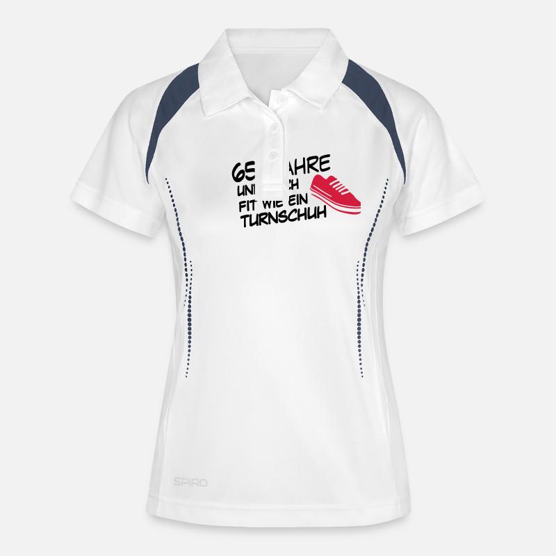 65 sneaker - Polo respirant Femme - blanc/marine