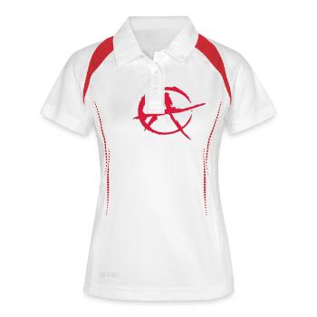 Anarchy - Women's Polo breathable - white/navy - Front