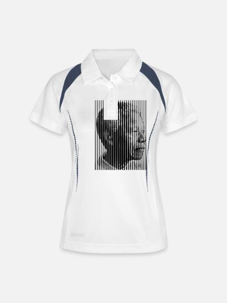 Mandela Freedom For all (1c) - Women's Polo breathable - white/navy