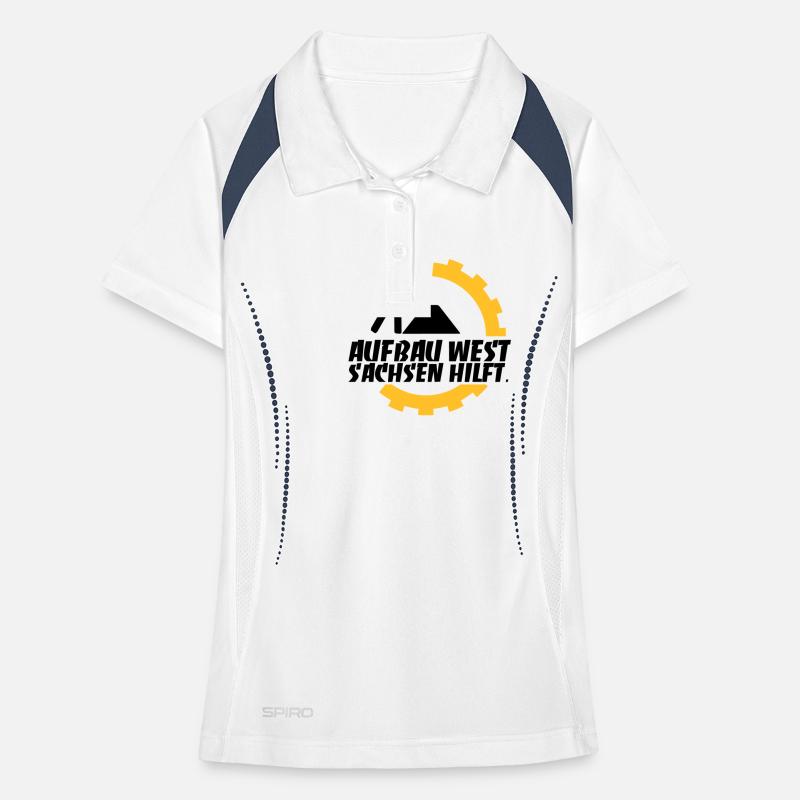 Construction West - Saxony helps. Women's Polo breathable