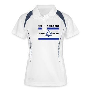 Krav Maga - Women's Polo breathable - white/navy - Front