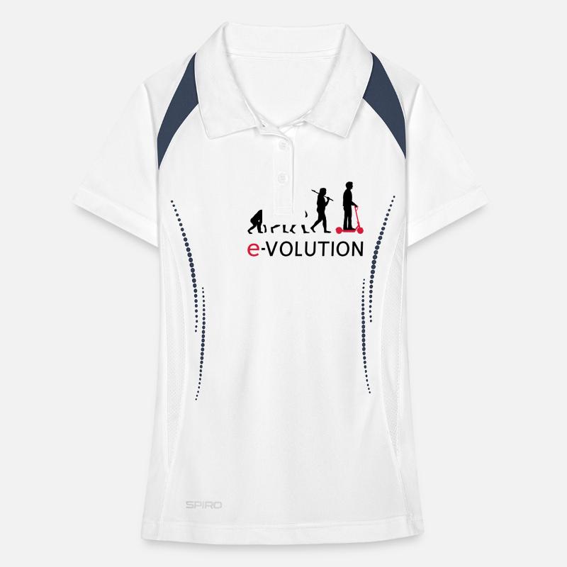 Evolution ElectroScooter eScooter ERoller Frauen Polo atmungsaktiv