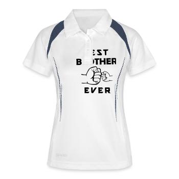 best brother ever - Women's Polo breathable - white/navy - Front