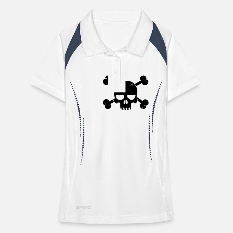 Skull Polo respirant Femme