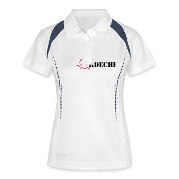 Anarchy Ardeche - Women's Polo breathable - white/navy - Front