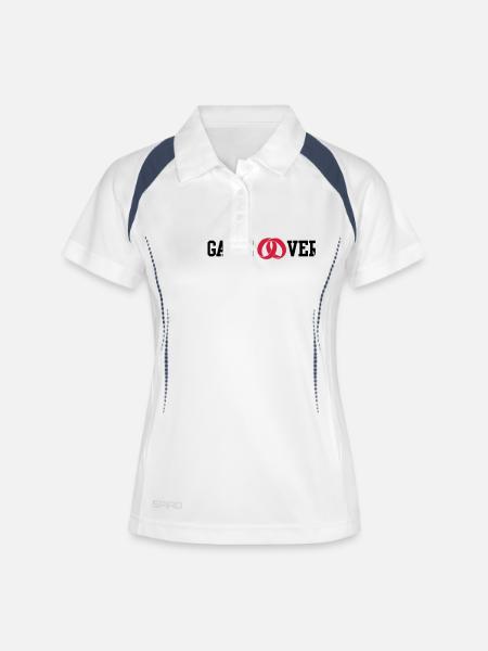 game over - Women's Polo breathable - white/navy