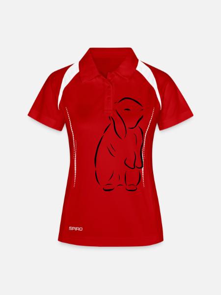 upcoming Bunny rabbit rabbit rabbit - Women's Polo breathable - white/navy