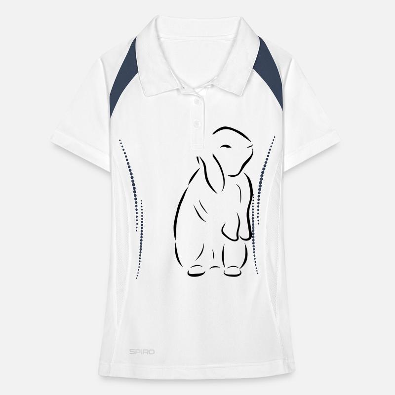 upcoming Bunny rabbit rabbit rabbit Women's Polo breathable