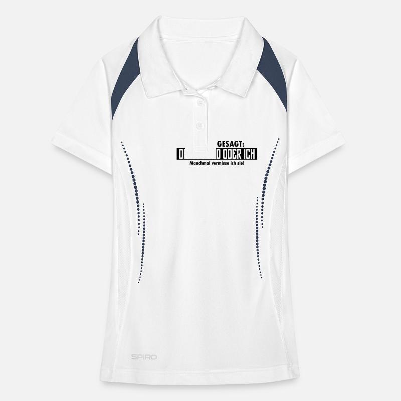 dein pferd oder ich Frauen Polo atmungsaktiv