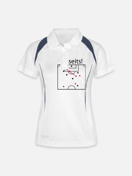 Offside Statement - Women's Polo breathable - white/navy