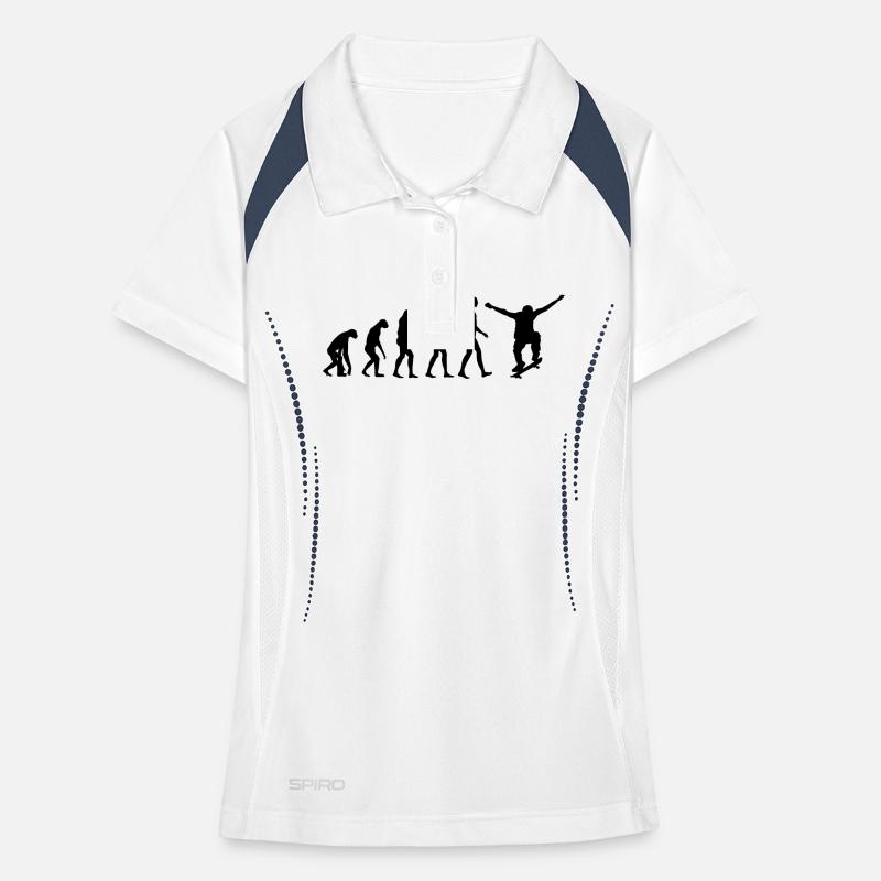 skate evolution Women's Polo breathable